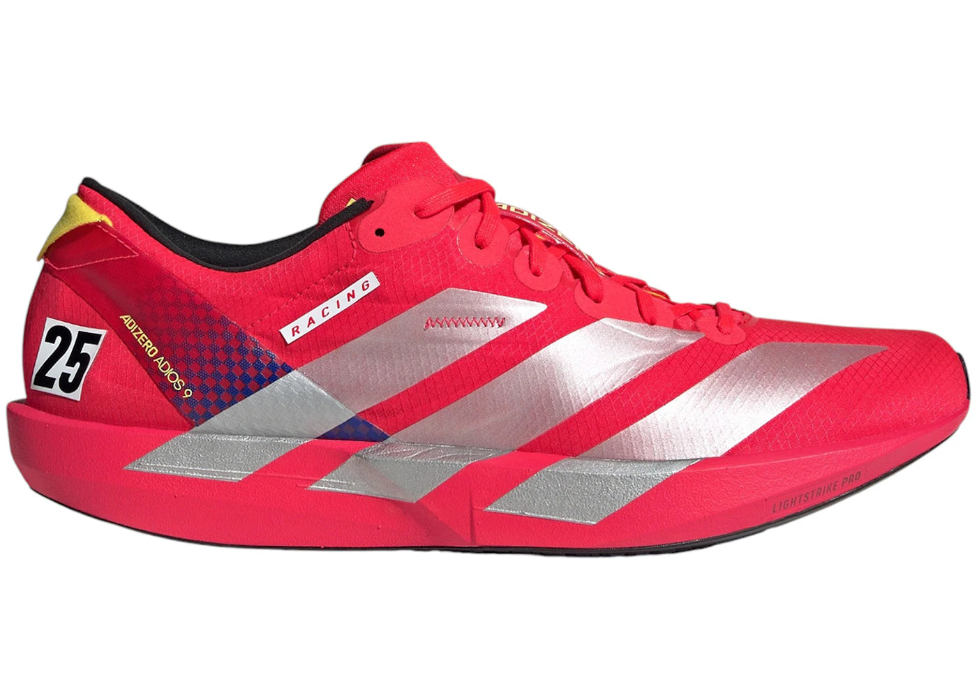 adidas Adizero Adios 9 Lucid Red Cloud White Pure Sulfur