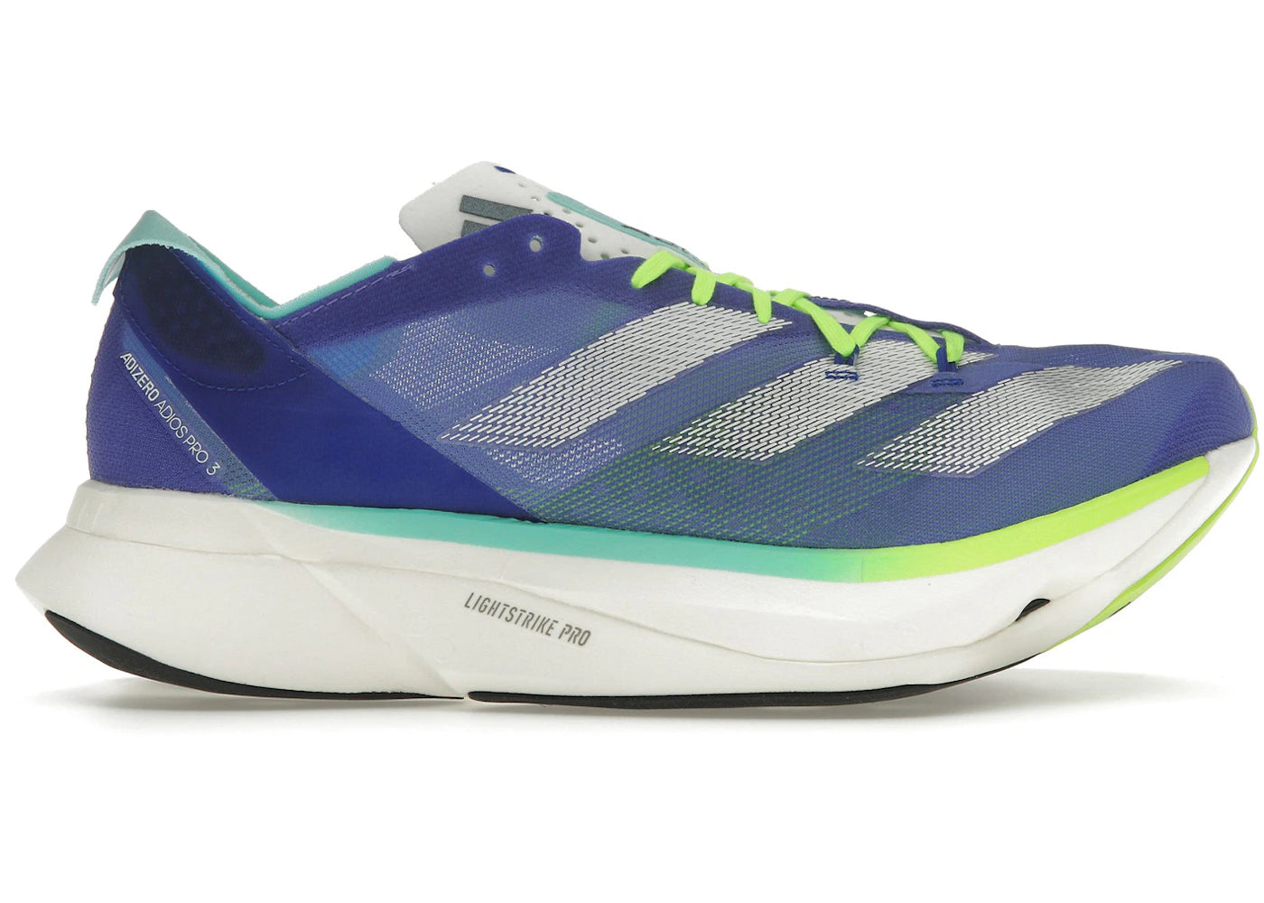 adidas Adizero Adios Pro 3 Cobalt Blue Zero Metalic Lucid Lemon (Women's)