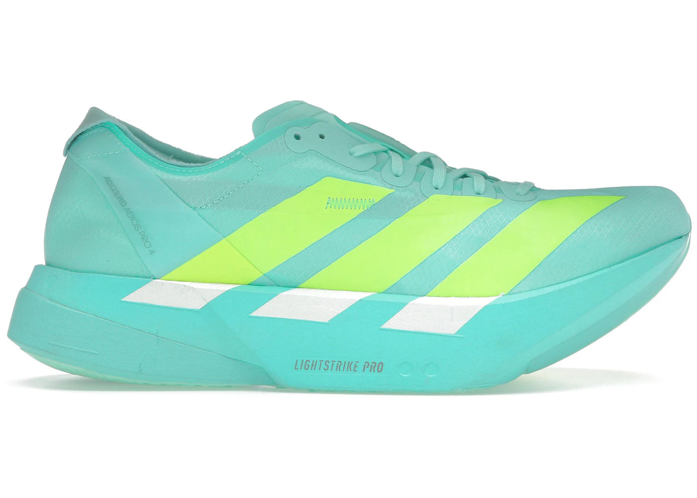 adidas Adizero Adios Pro 4 Flash Aqua Lucid Lemon