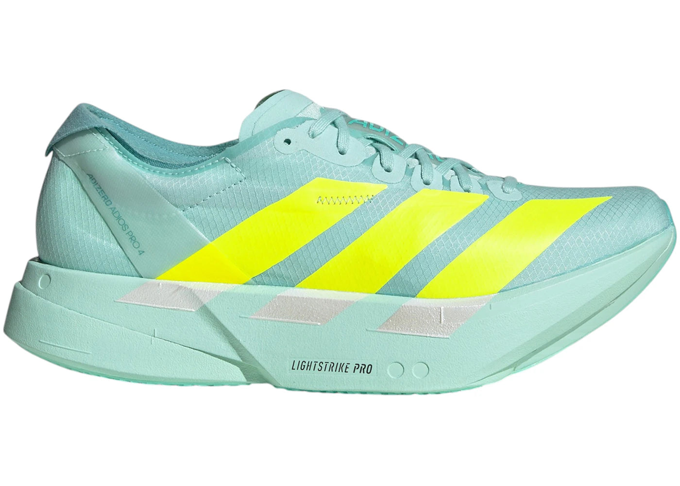 adidas Adizero Adios Pro 4 Semi Flash Aqua Lucid Lemon Mint Ton (Women's)