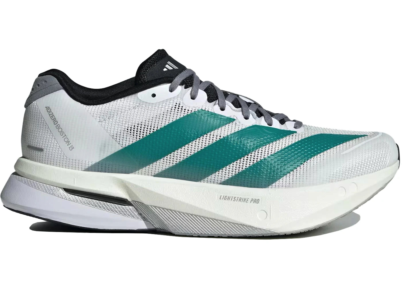 adidas Adizero Boston 13 White Pure Teal (Women's)