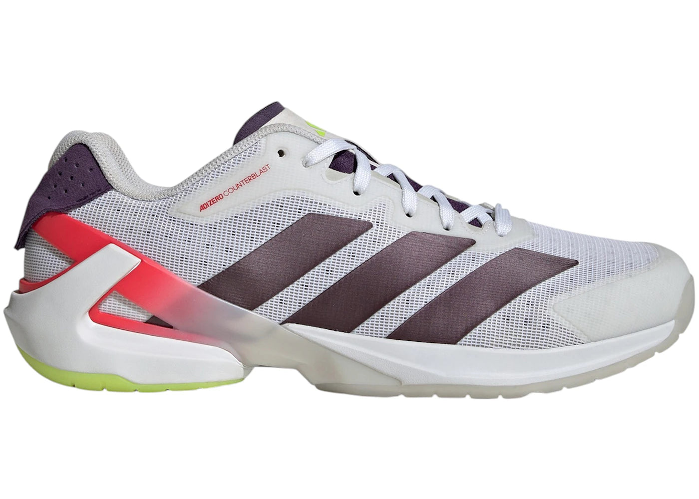 adidas Adizero Counterblast Indoor Cloud White Aurora Met. Aurora Plum