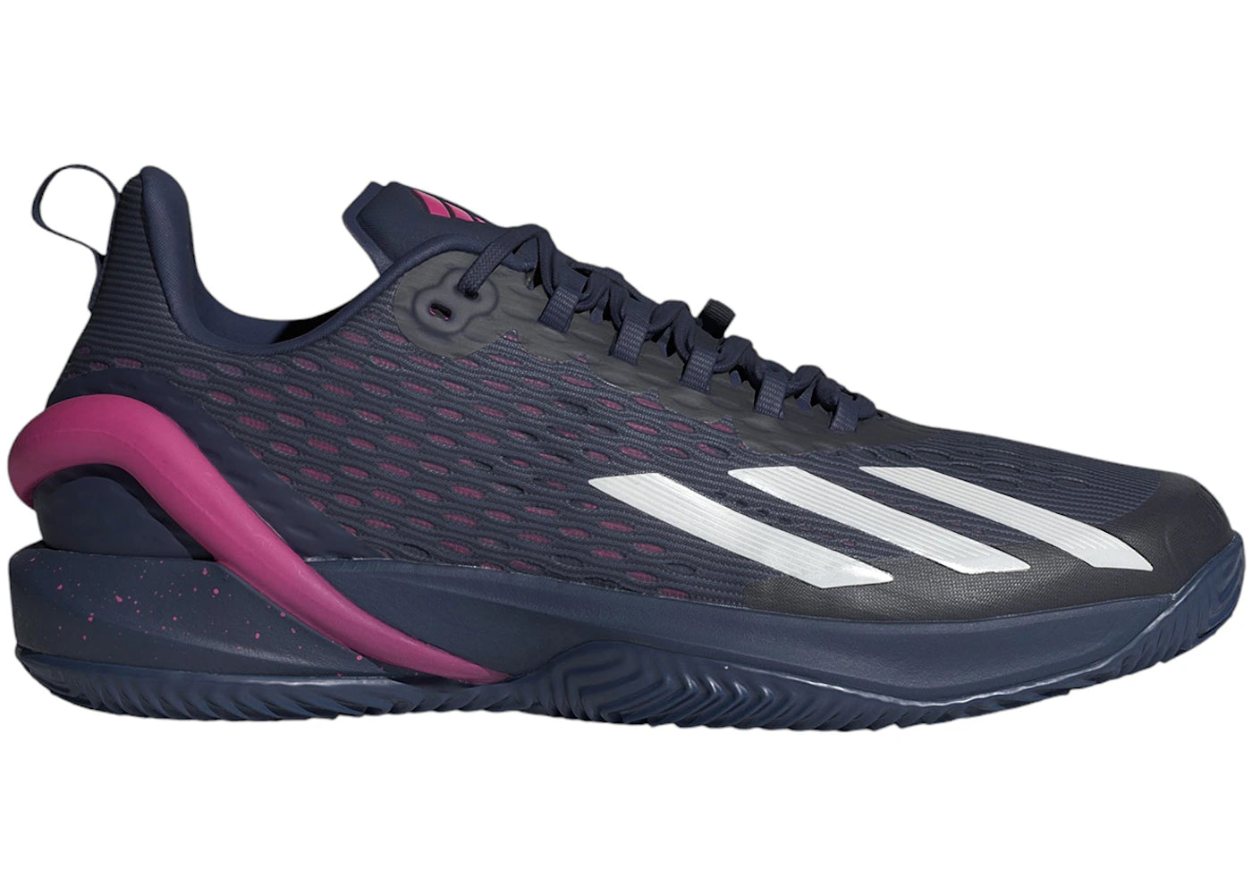 adidas Adizero Cybersonic Clay Dark Blue Zero Metalic Team Shock Pink 2