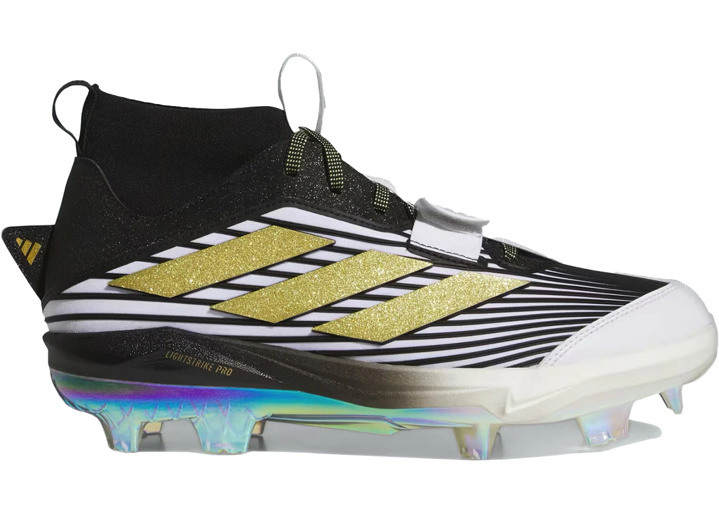adidas Adizero Edge+ Core Black Gold Metallic White