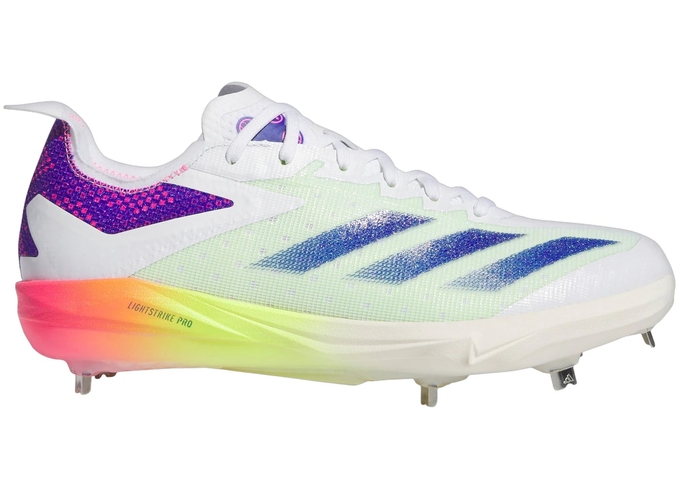 adidas Adizero Electric+ Warp Speed Cloud White Lucid Blue Lucid Pink