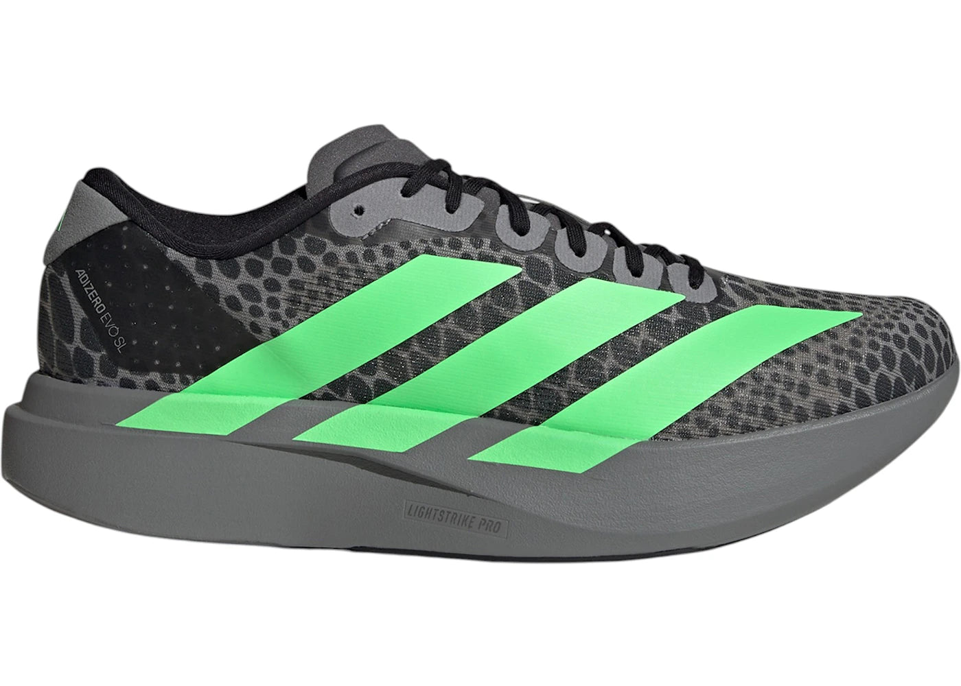 adidas Adizero Evo SL Grey Lime Burst Black