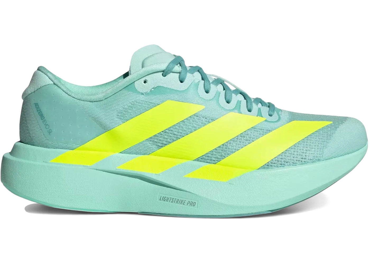 adidas Adizero Evo SL Semi Flash Aqua Lucid Lemon (Women's)