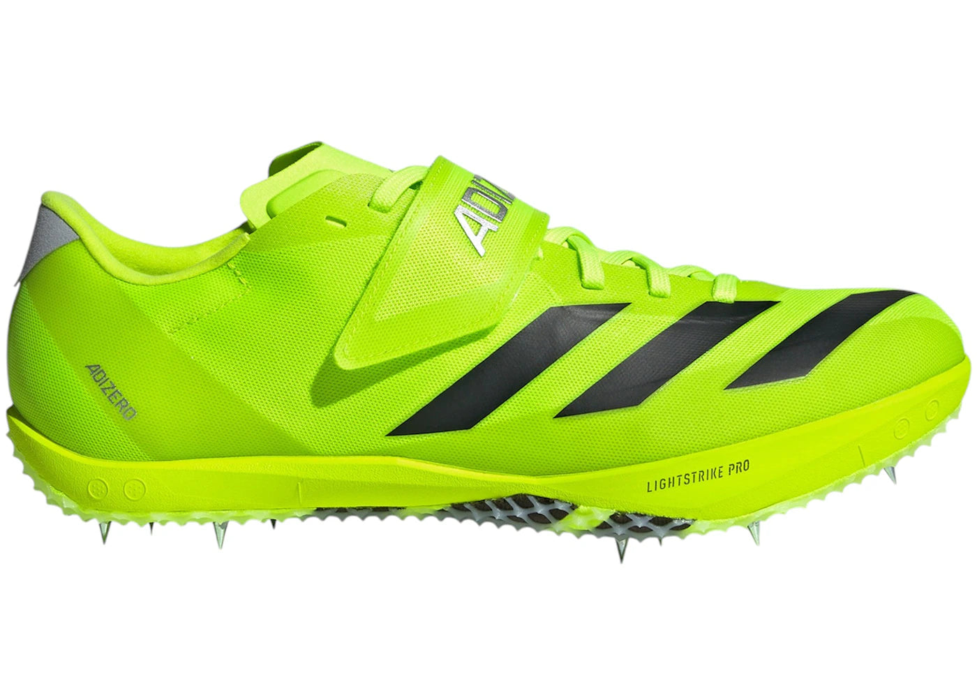 adidas Adizero HJ Track And Field Lucid Lemon Core Black Silver Metallic