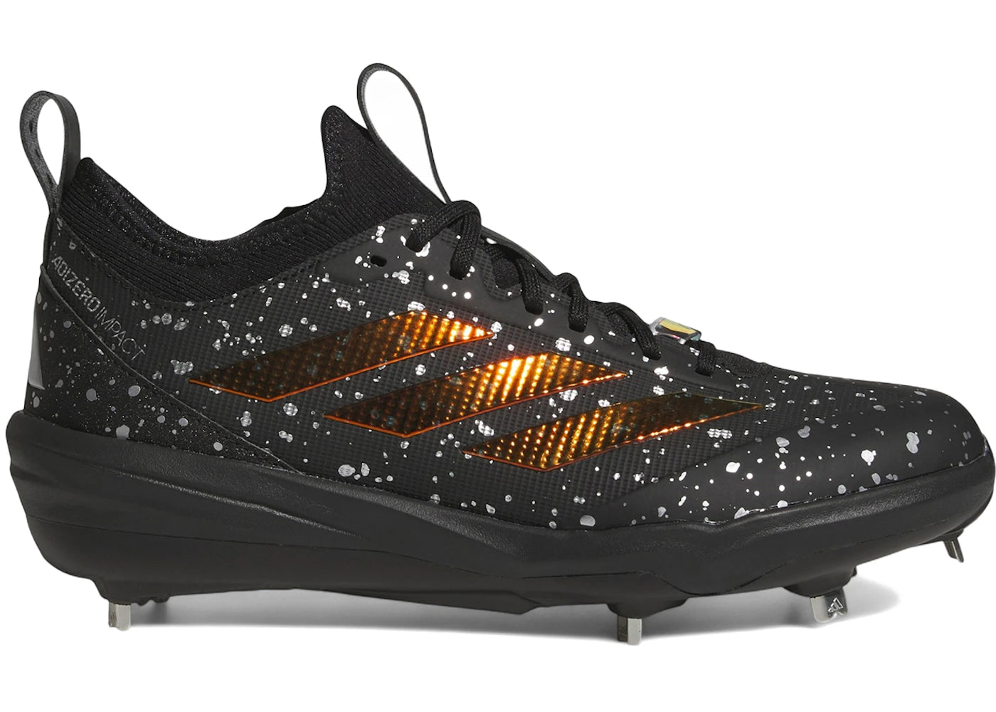 adidas Adizero Impact 2.0 Baseball Shades Black Silver Metallic