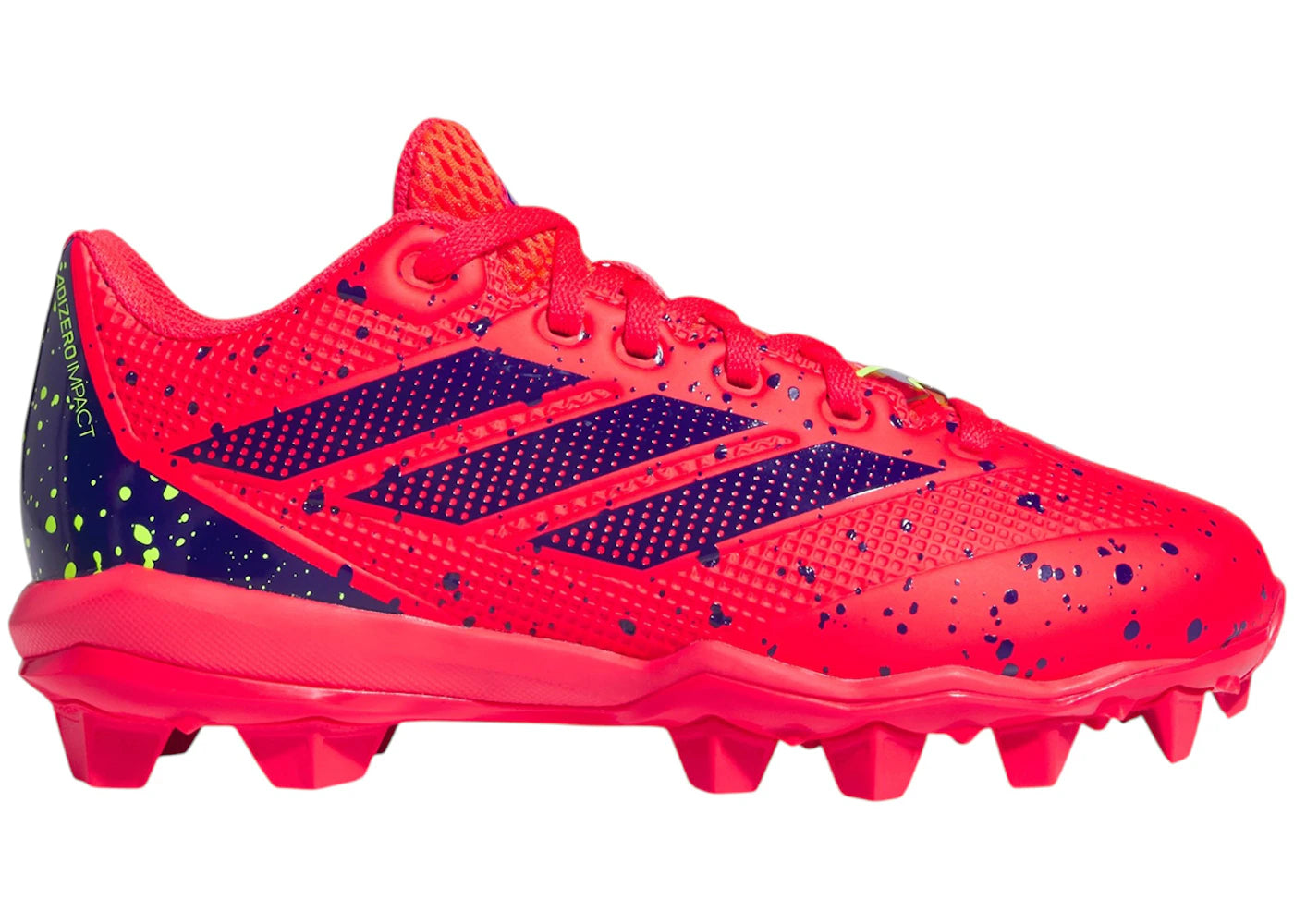 adidas Adizero Impact Molded Rubber 2.0 BSB Shades Lucid Red Blue Lemon (GS)
