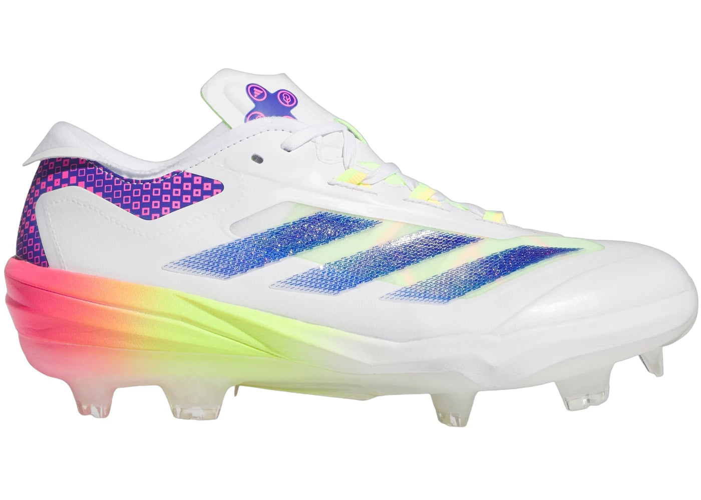 adidas Adizero Impact TPU Warp Speed Cloud White Lucid Blue Lucid Pink