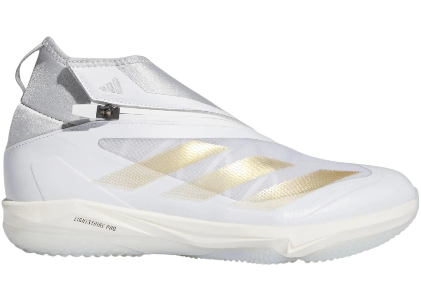 adidas Adizero Impact+ Turf Trainer Cloud White Gold Metallic Team Light Grey