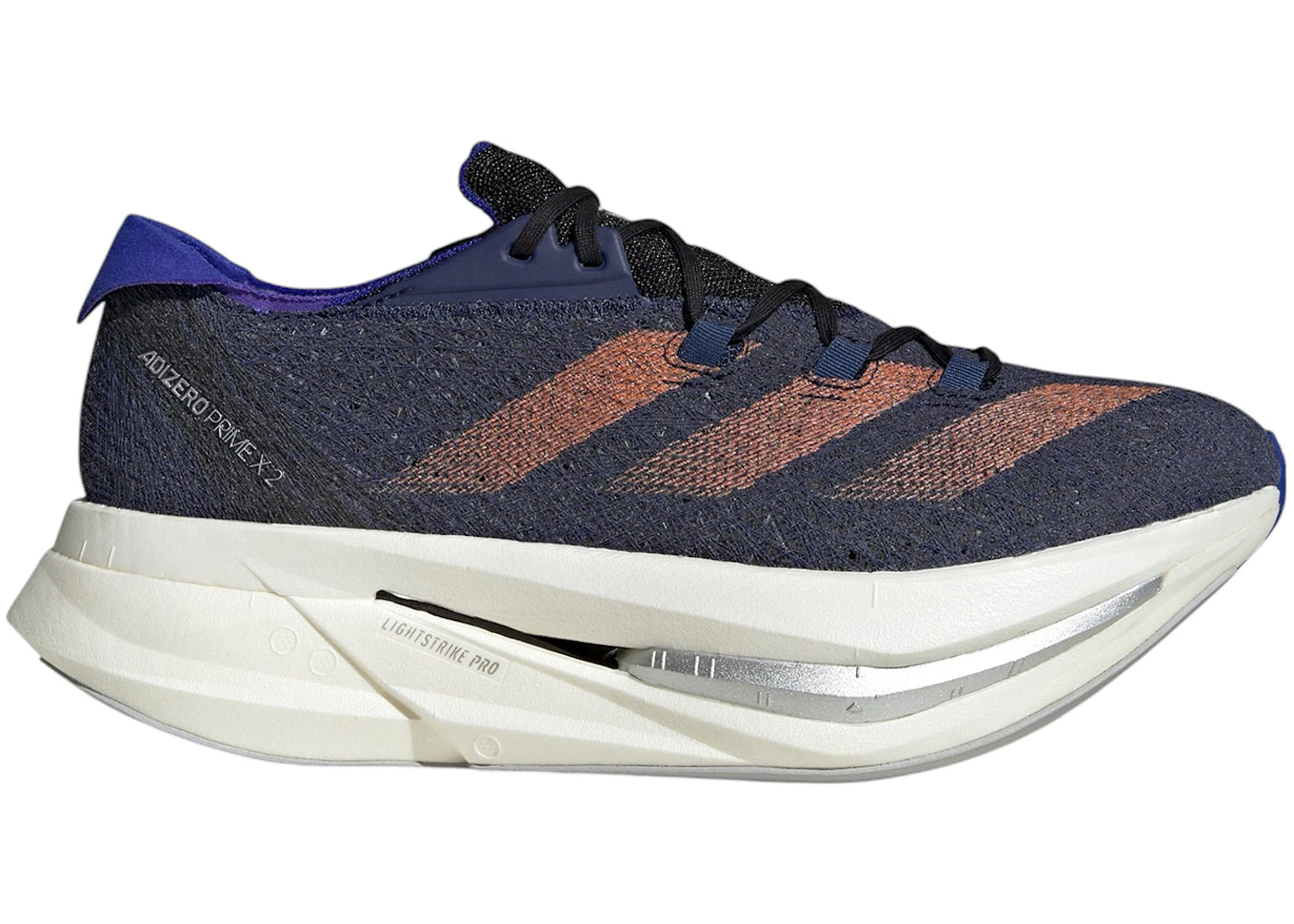 adidas Adizero Prime X 2.0 Strung Dark Blue Impact Orange Lucid Blue