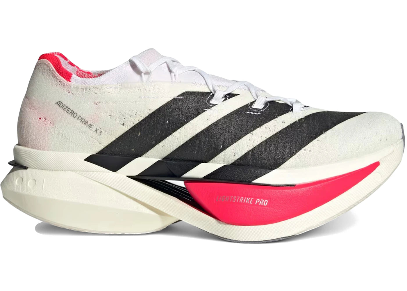 adidas Adizero Prime X 3.0 Strung Cloud White Lucid Red