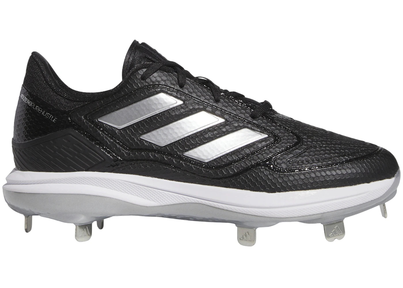 adidas Adizero Purehustle 3 Core Black Silver Metallic Cloud White (Women's)