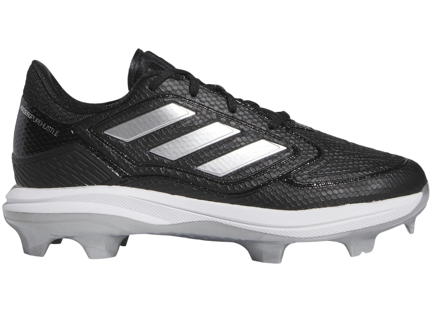 adidas Adizero Purehustle 3 TPU Core Black Silver Metallic (Women's)