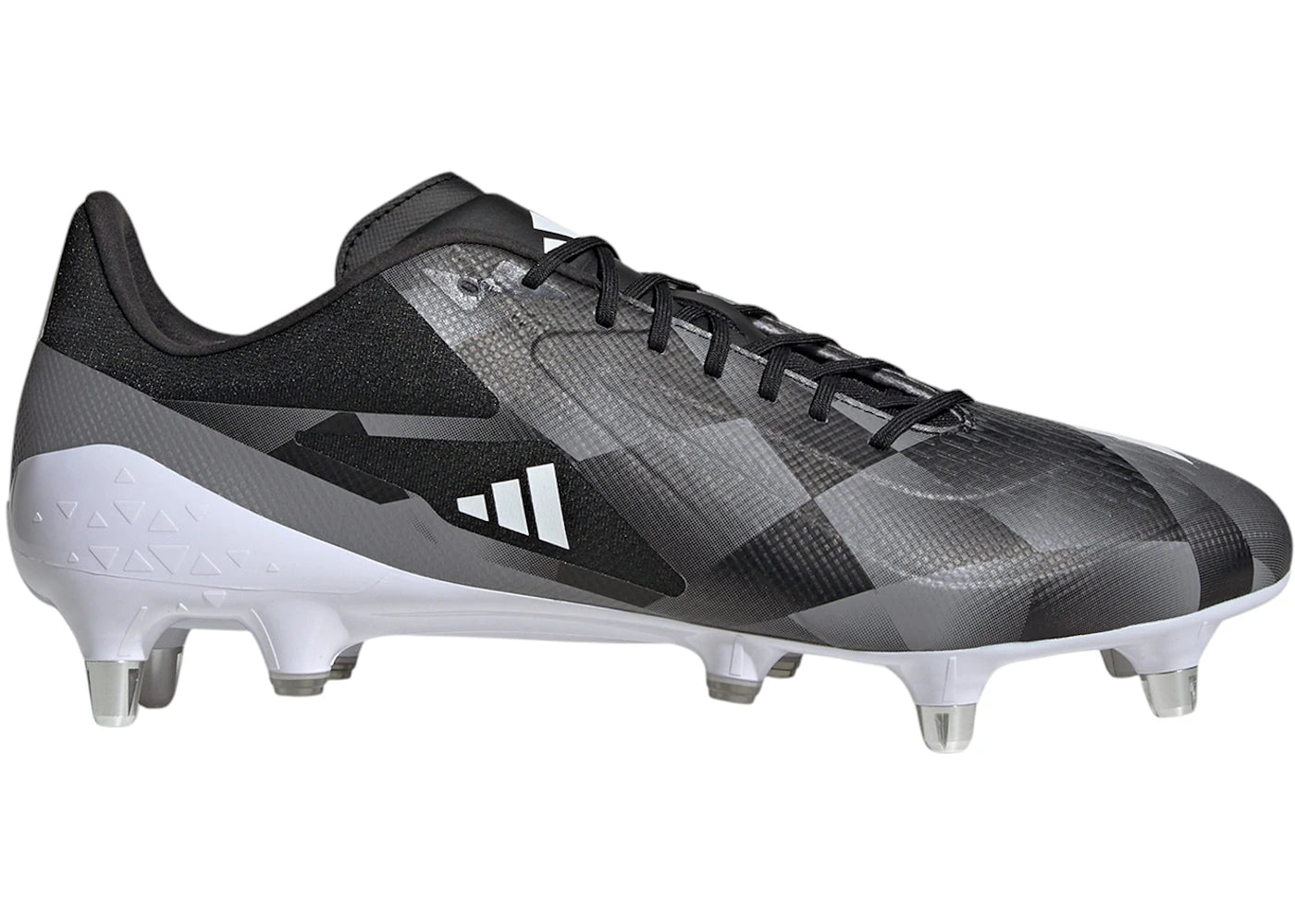 adidas Adizero RS15 Ultimate SG Rugby Core Black White Grey