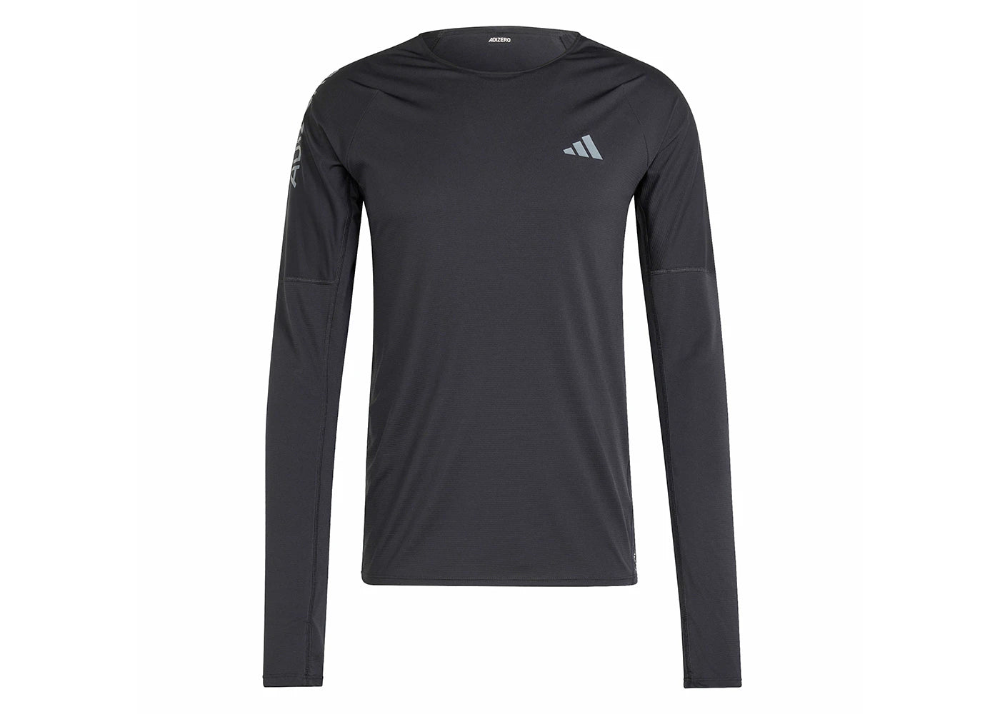 adidas Adizero Running Long Sleeve Tee Black/Grey Six