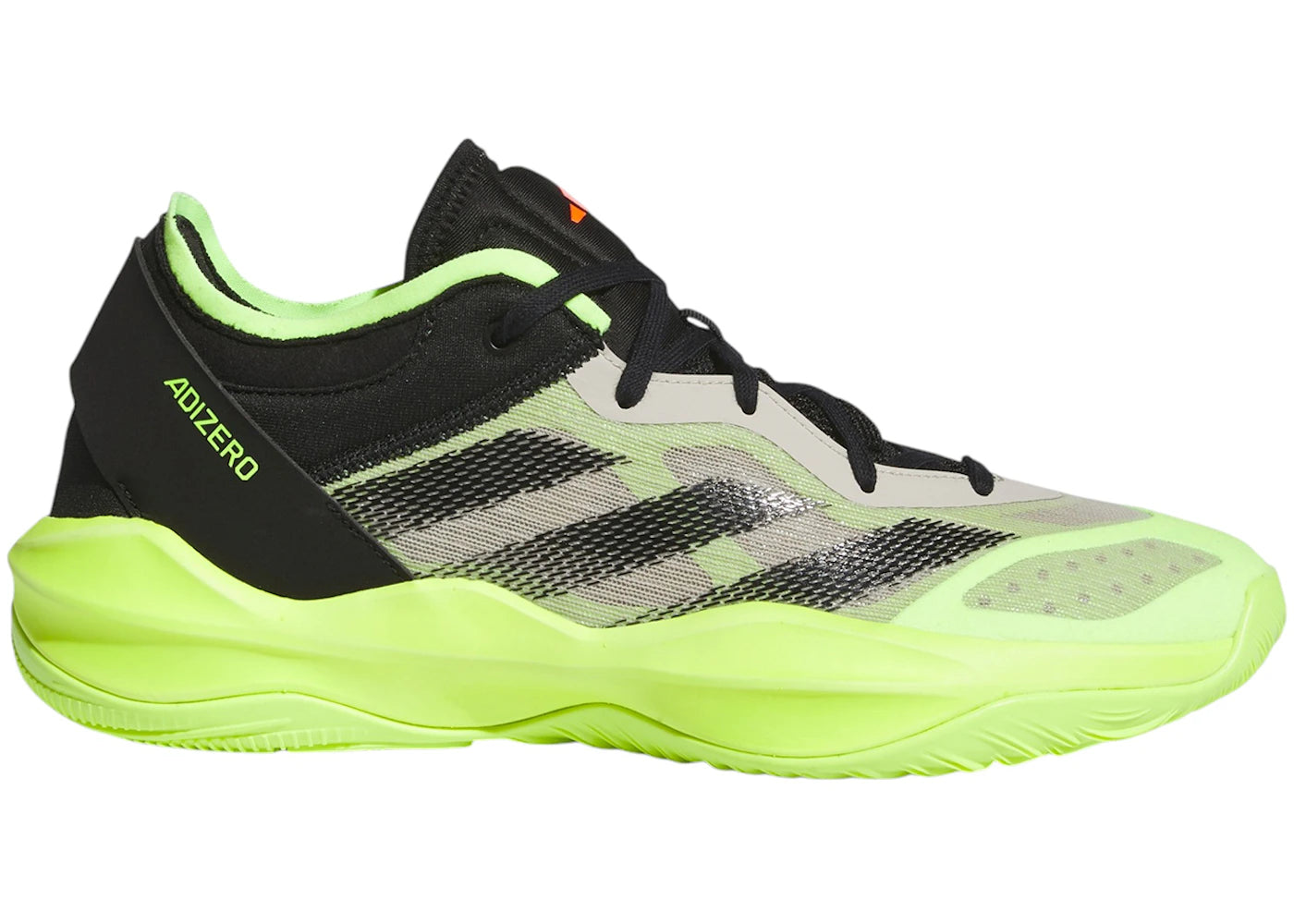 adidas Adizero Select 2.0 Putty Grey Core Black Lucid Lemon