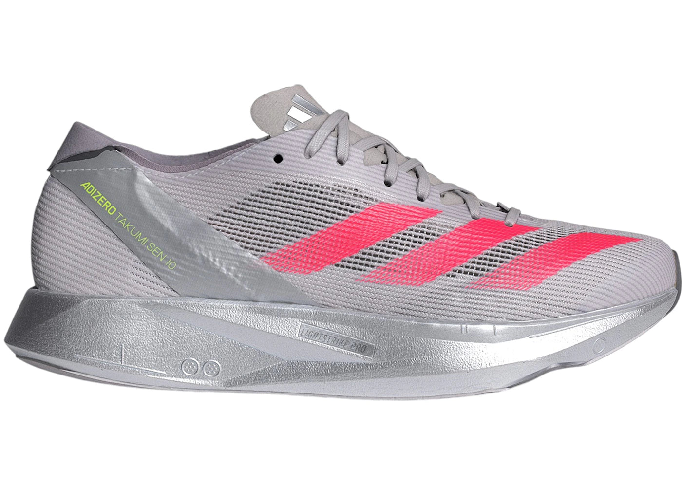adidas Adizero Takumi Sen 10 Dash Grey Lucid Red Grey Two (Women's)