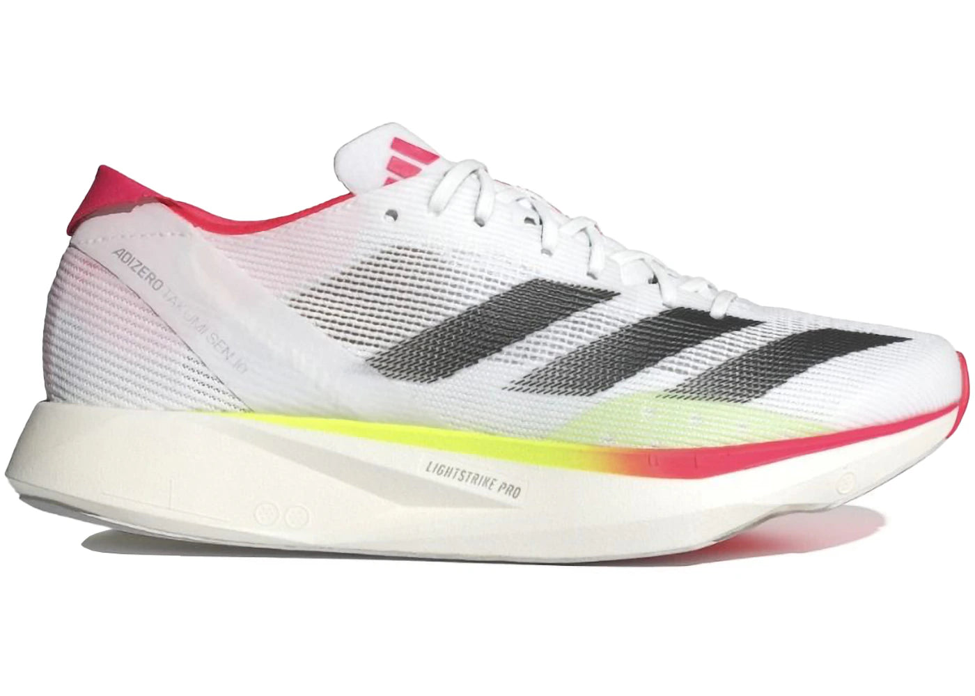 adidas Adizero Takumi Sen 10 Footwear White Core Black Lucid Red