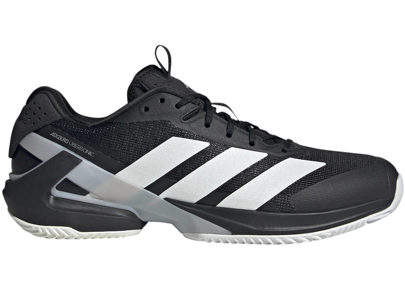 adidas Adizero Ubersonic 5 Clay Core Black Zero Metalic Grey Two