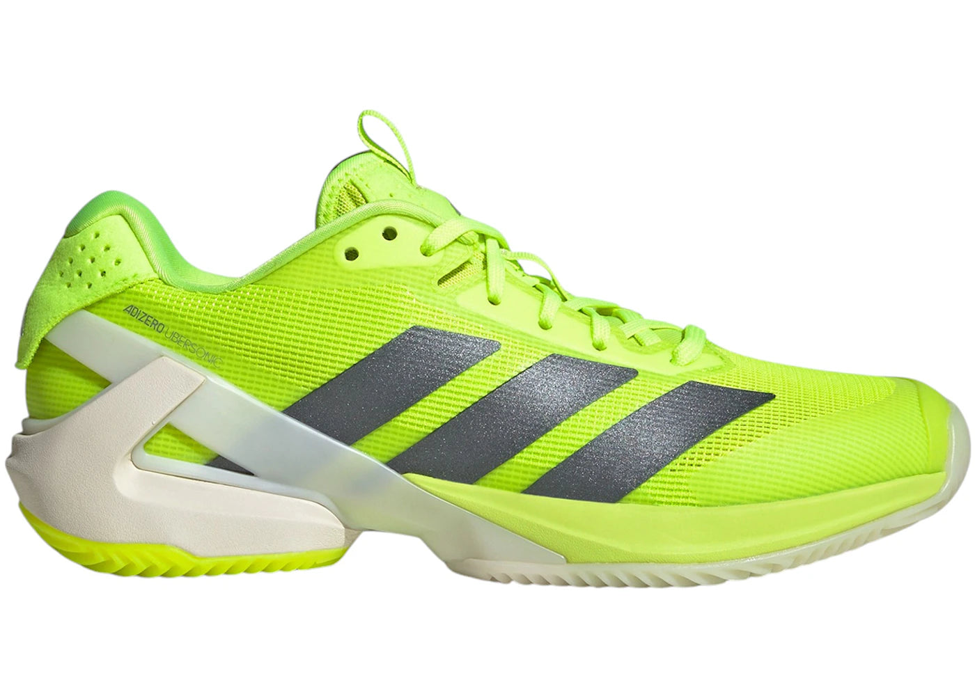 adidas Adizero Ubersonic 5 Clay Lucid Lemon Iron Metallic Cloud White (Women's)