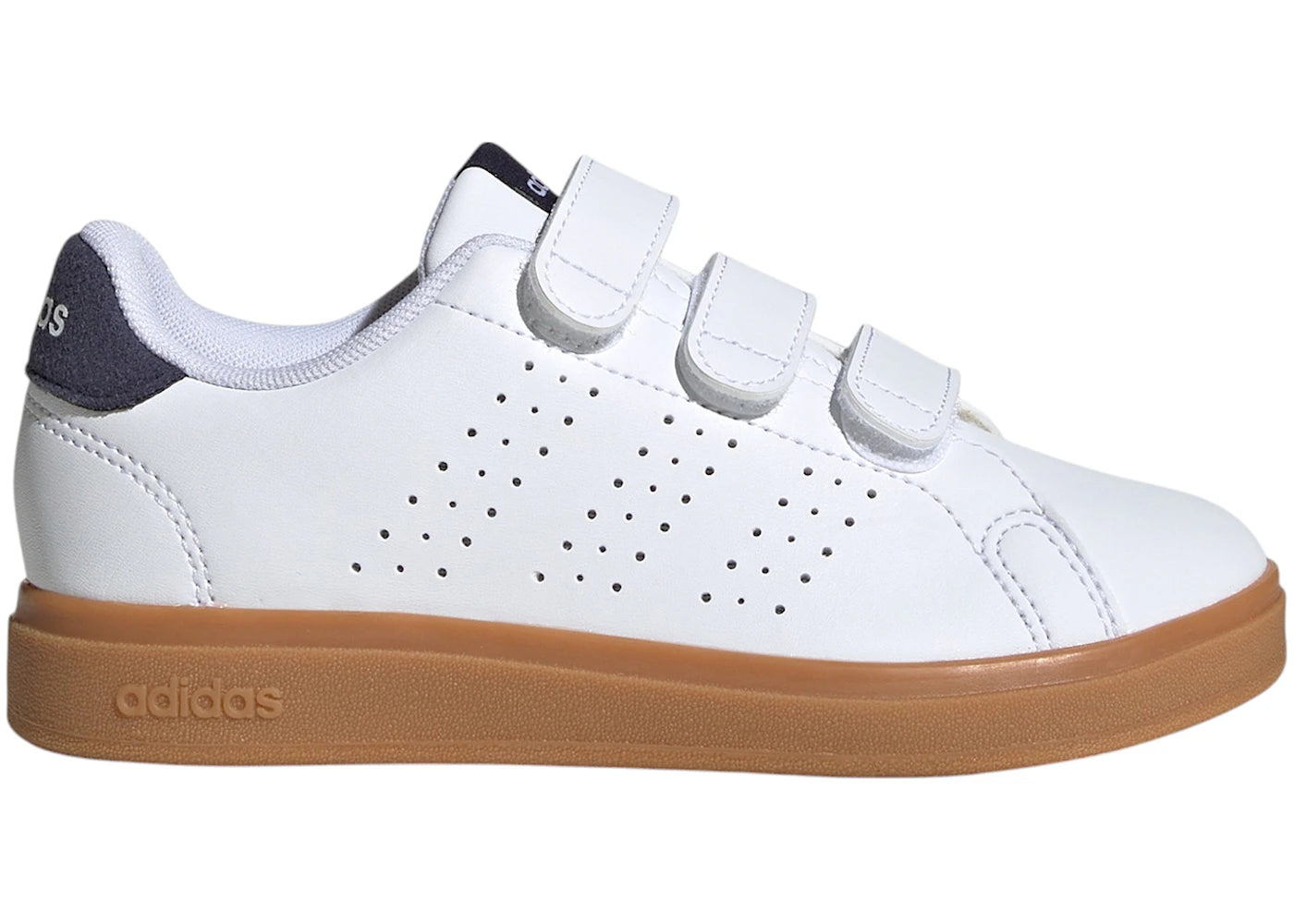 adidas Advantage Base 2.0 Cloud White Shadow Navy Gum (PS)
