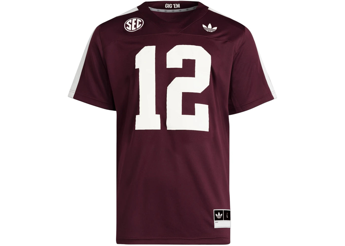 adidas Aggies Premier Jersey Texas A&M Team Maroon