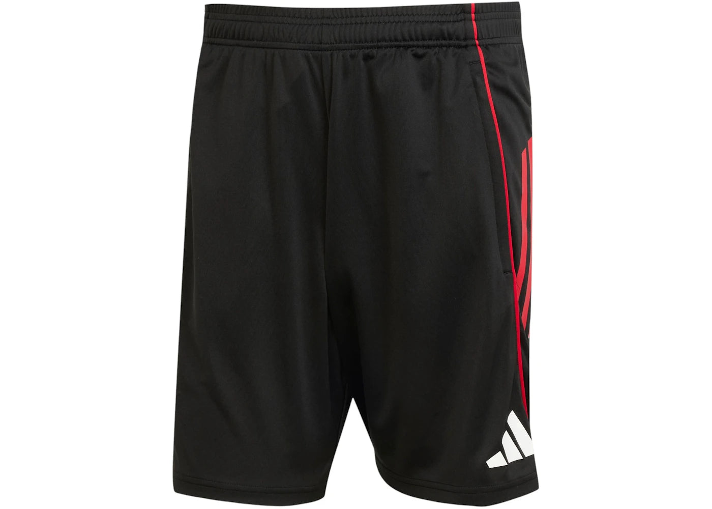 adidas Ajax Amsterdam Tiro 25 Competition Shorts Black White Bold Red