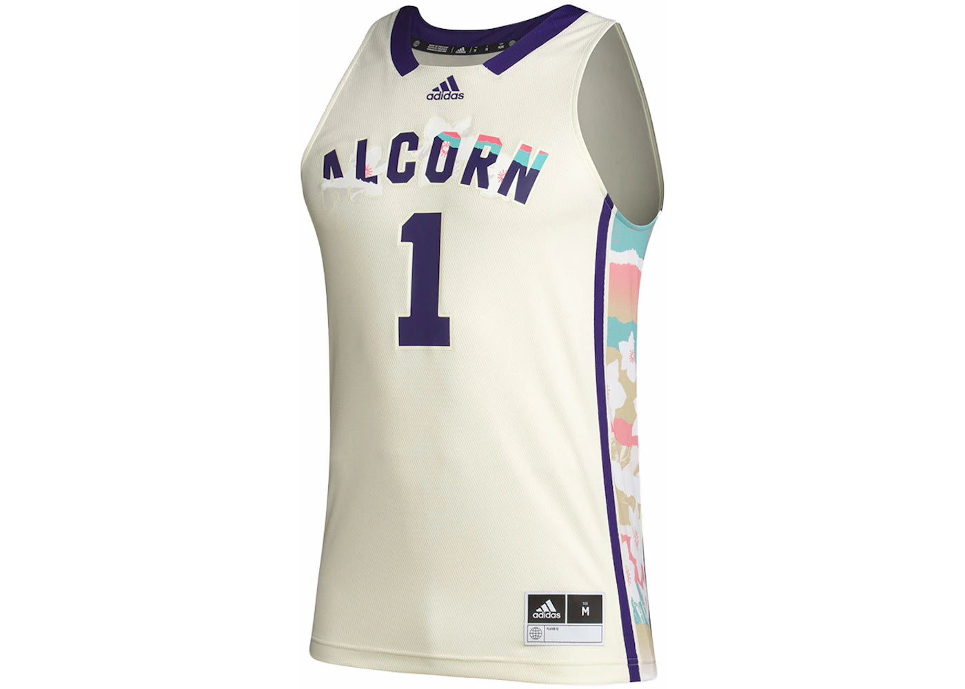 adidas Alcorn State Hbe Jersey Cream White/Team College Purple