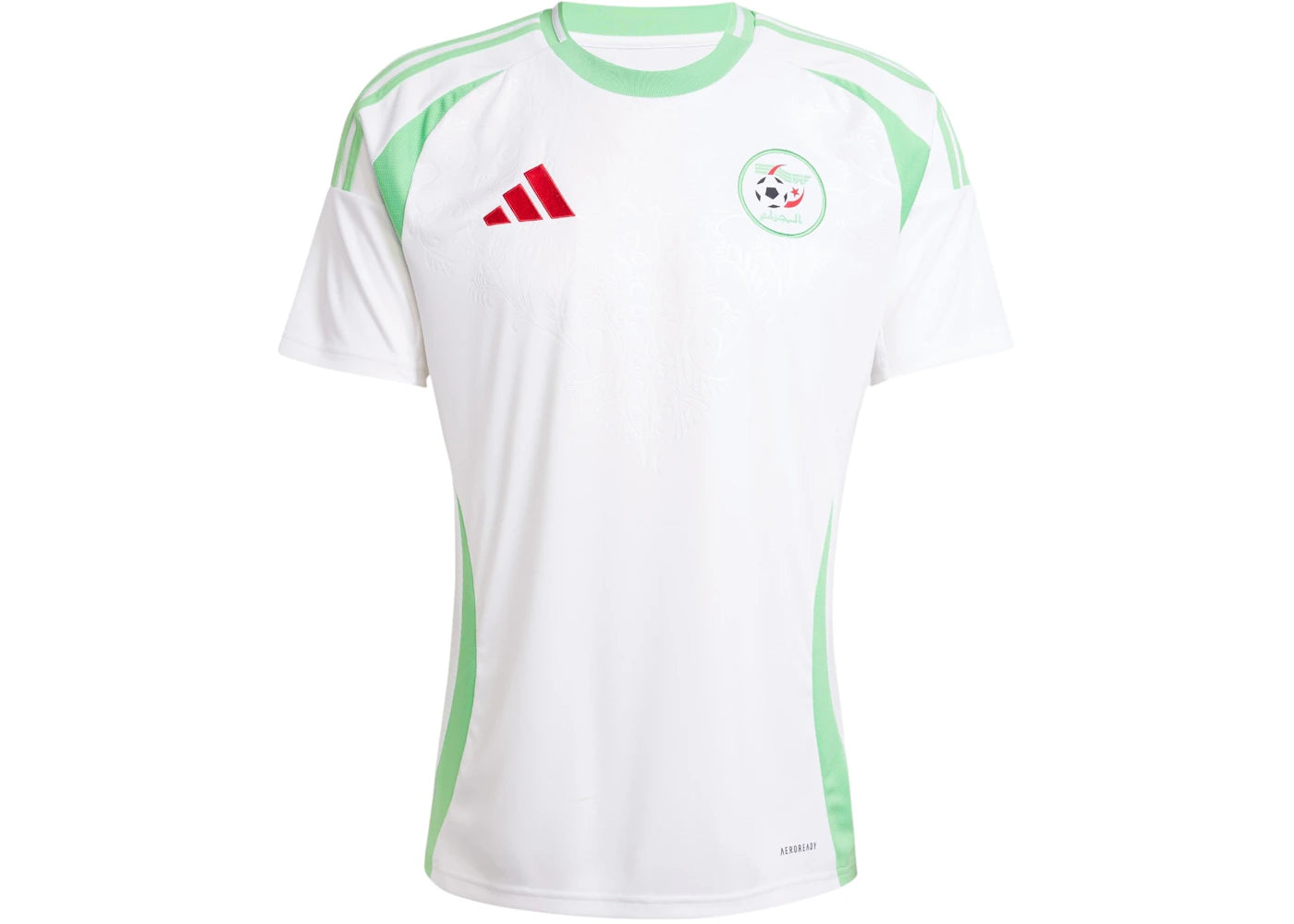 adidas Algeria 24 Home Jersey White/Semi Flash Green