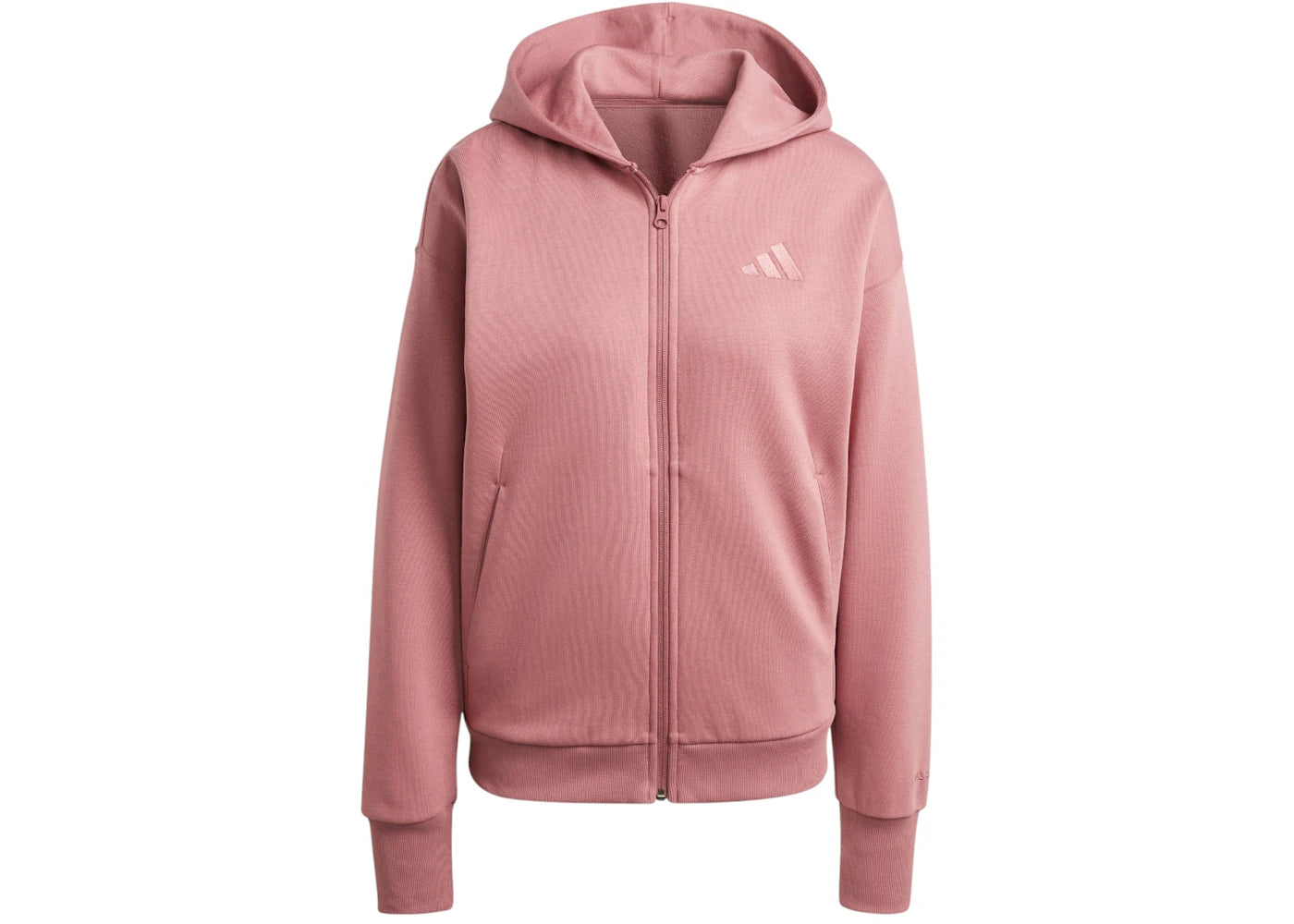 adidas All Szn Fleece Full-Zip Hoodie Preloved Crimson