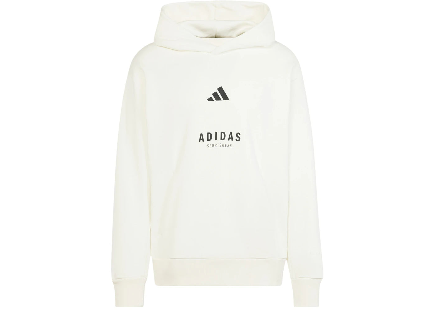 adidas All Szn Fleece Graphic Hoodie Off White/Black