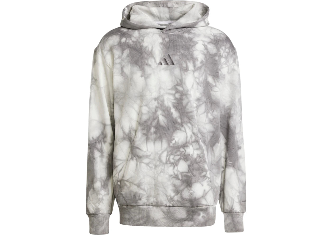 adidas All Szn Fleece Washed Hoodie Grey Four