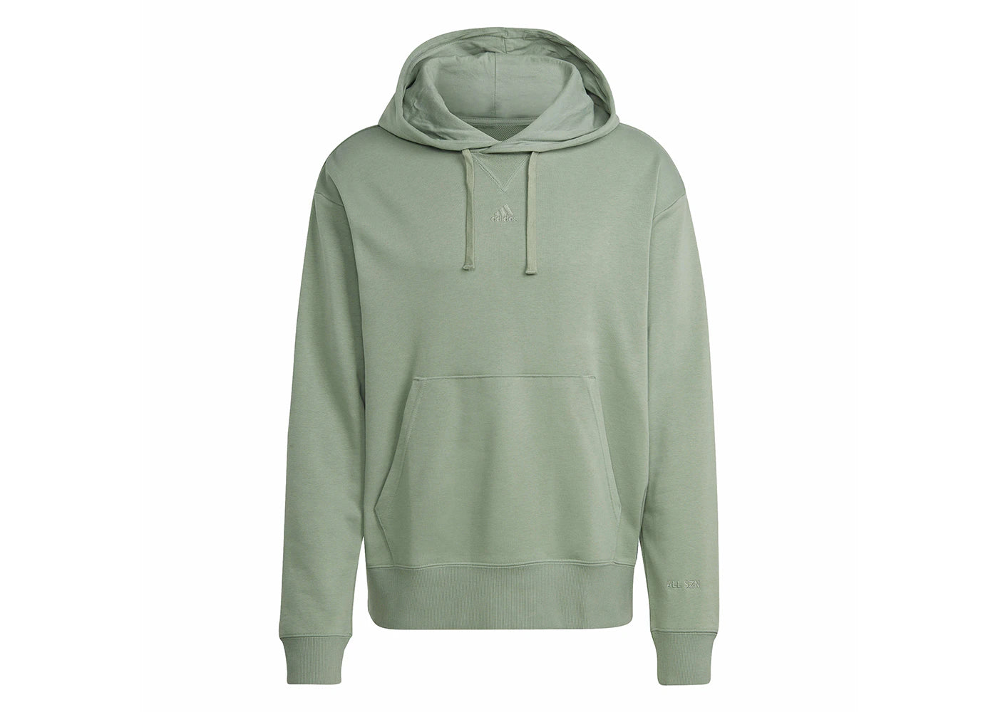 adidas All Szn French Terry Hoodie Silver Green