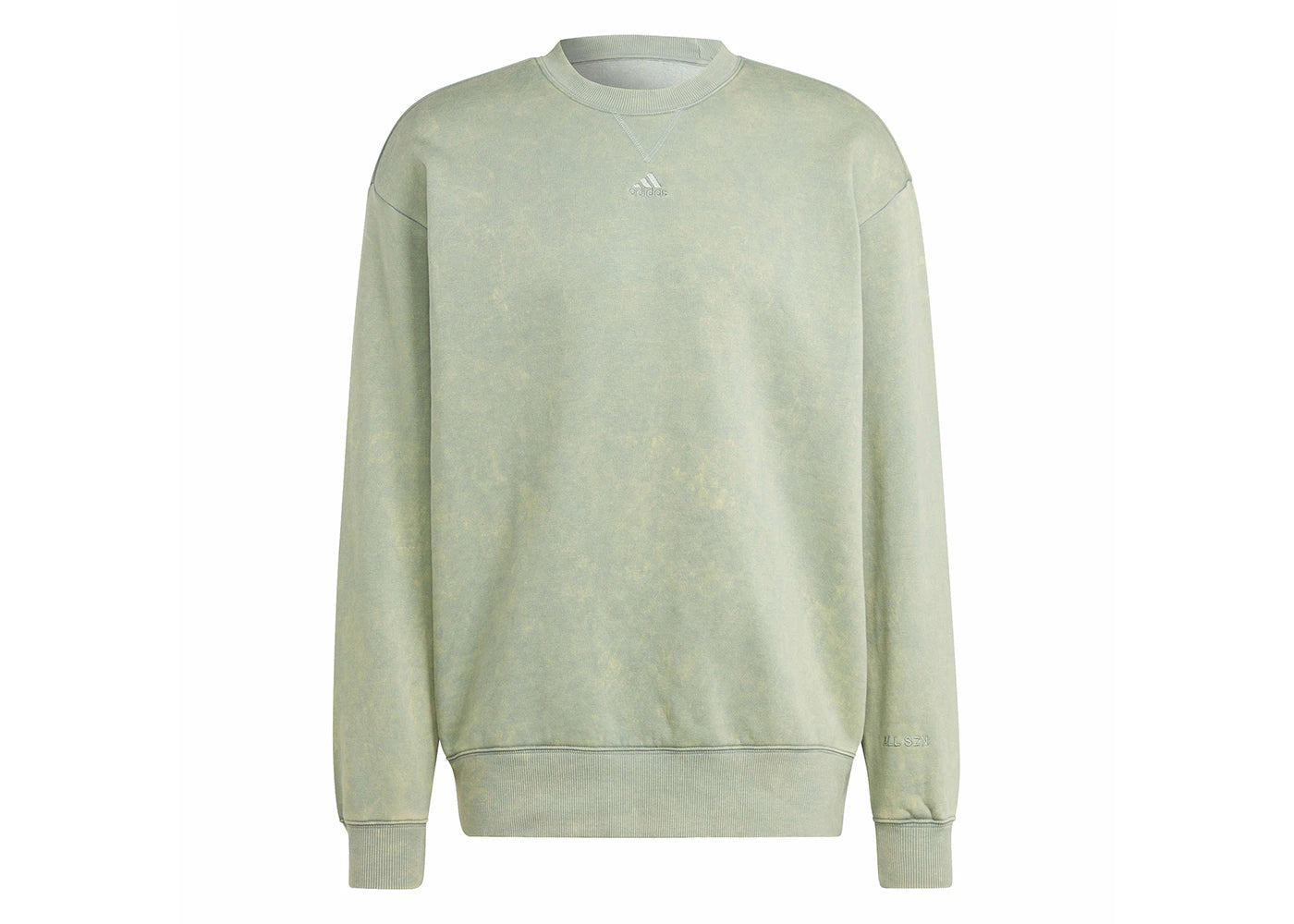adidas All Szn Long Sleeve Sweatshirt Silver Green