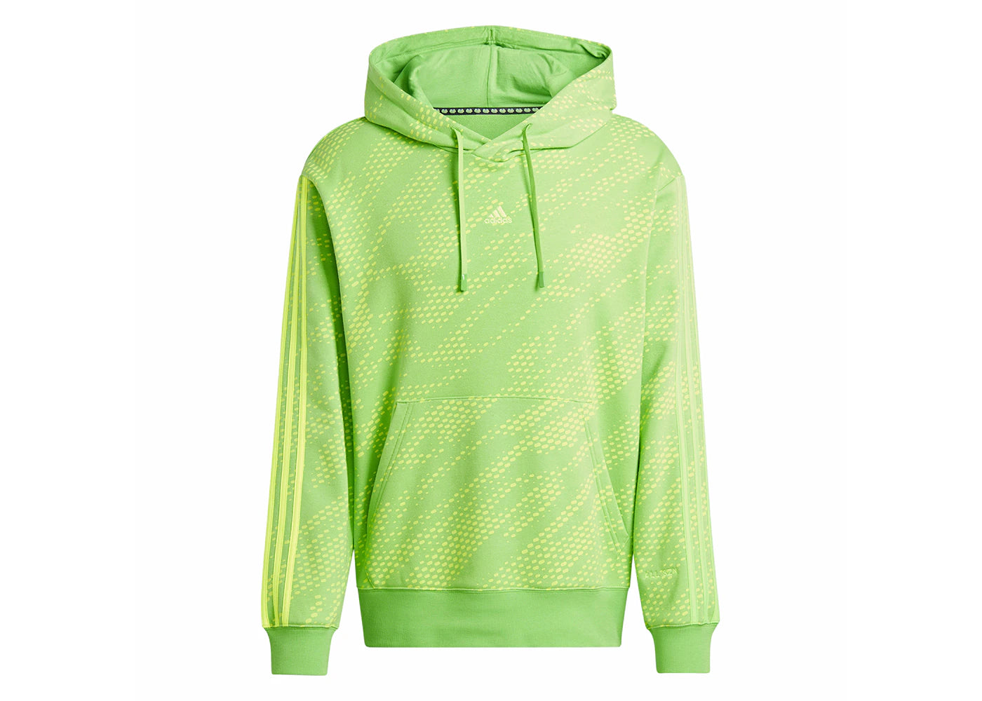 adidas All Szn Snack Attack French Terry Pullover Hoodie Team Semi Sol Green2