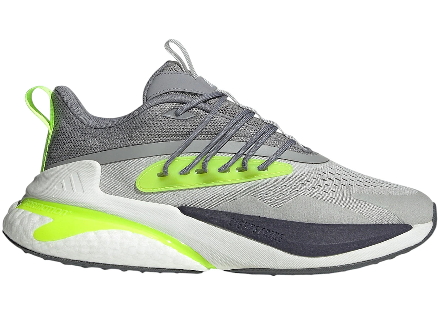 adidas Alphaboost V2 Grey Two Lucid Lemon