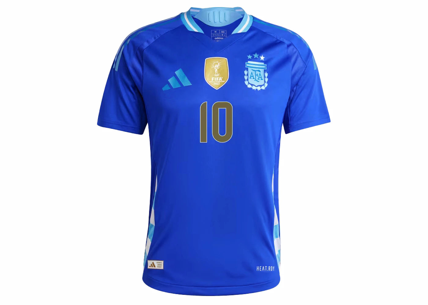 adidas Argentina 2024/25 Messi Away Authentic Jersey Lucid Blue/Blue Burst