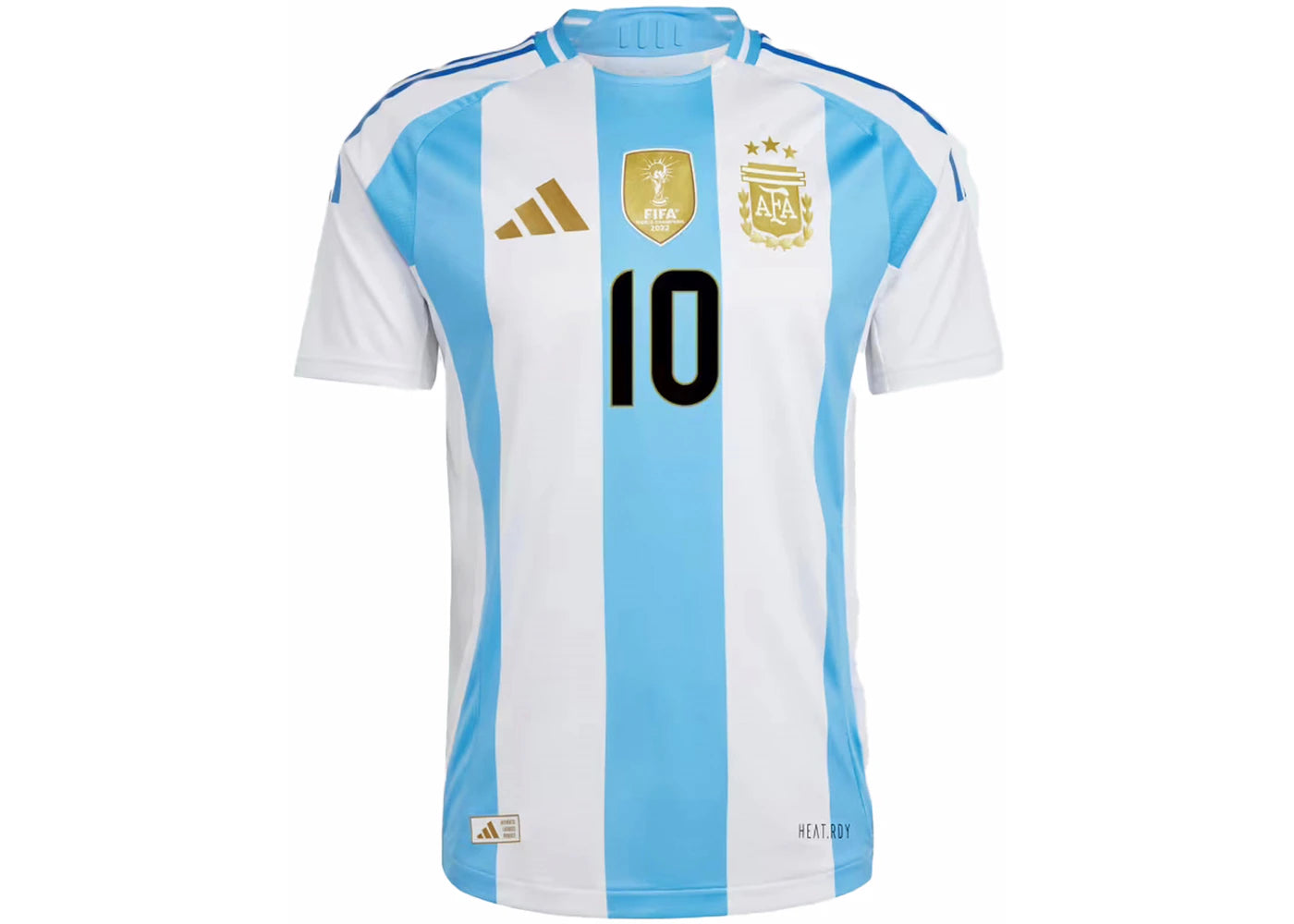 adidas Argentina 2024 Messi Home Authentic Jersey White/Blue Burst