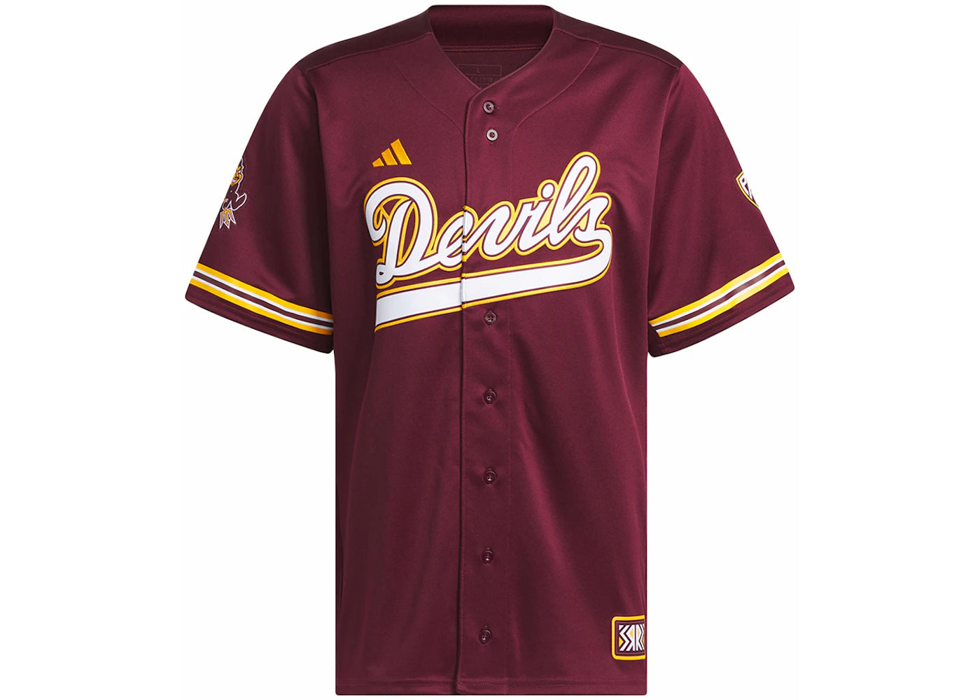 adidas Arizona State Reverse Retro Replica Baseball Jersey Team Maroon