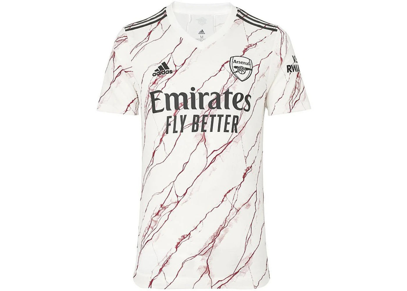 adidas Arsenal 20/21 Authentic Away Shirt Jersey White