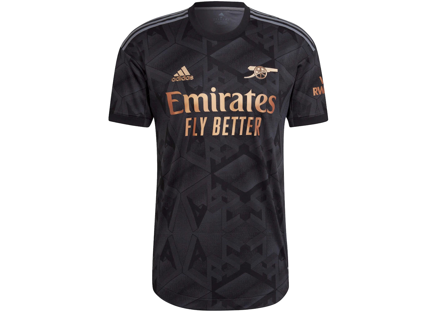 adidas Arsenal 22/23 Away Authentic Jersey Black