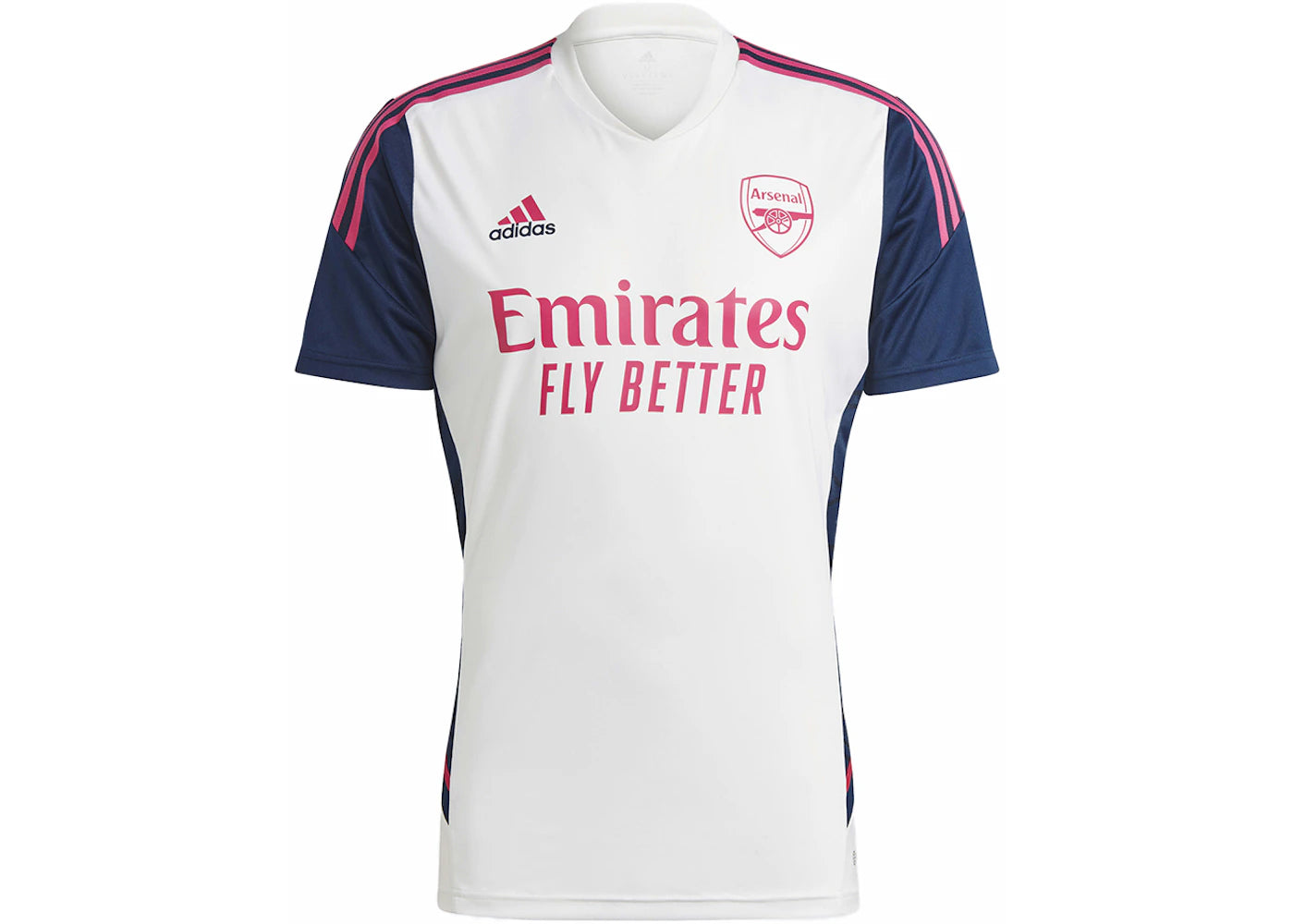 adidas Arsenal Condivo 22 Training Jersey Off White/Collegiate Navy
