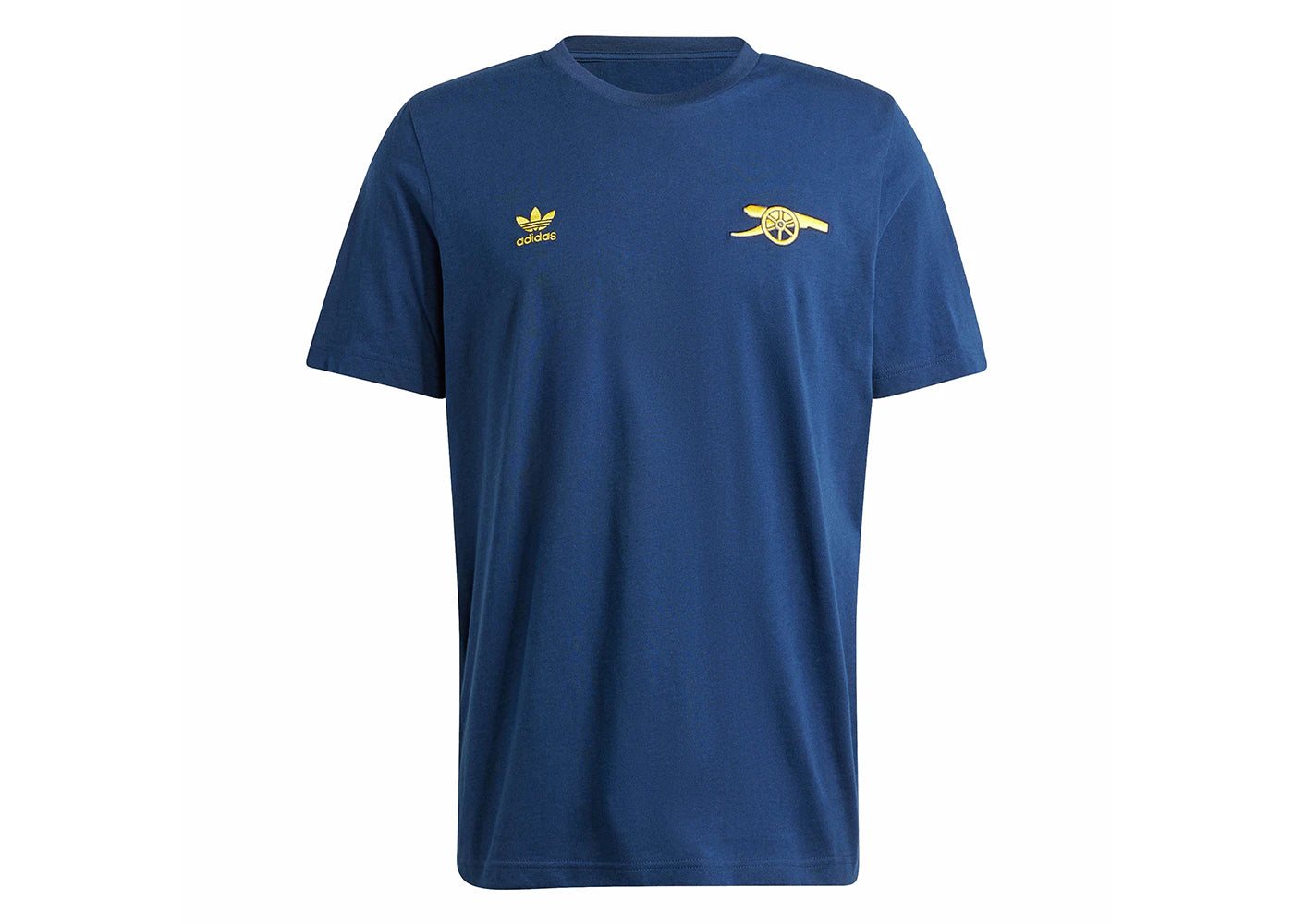 adidas Arsenal Essentials Trefoil Tee Collegiate Navy/Tribe Yellow
