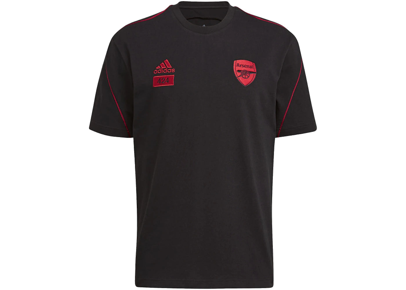 adidas Arsenal FC x 424 Tee Black