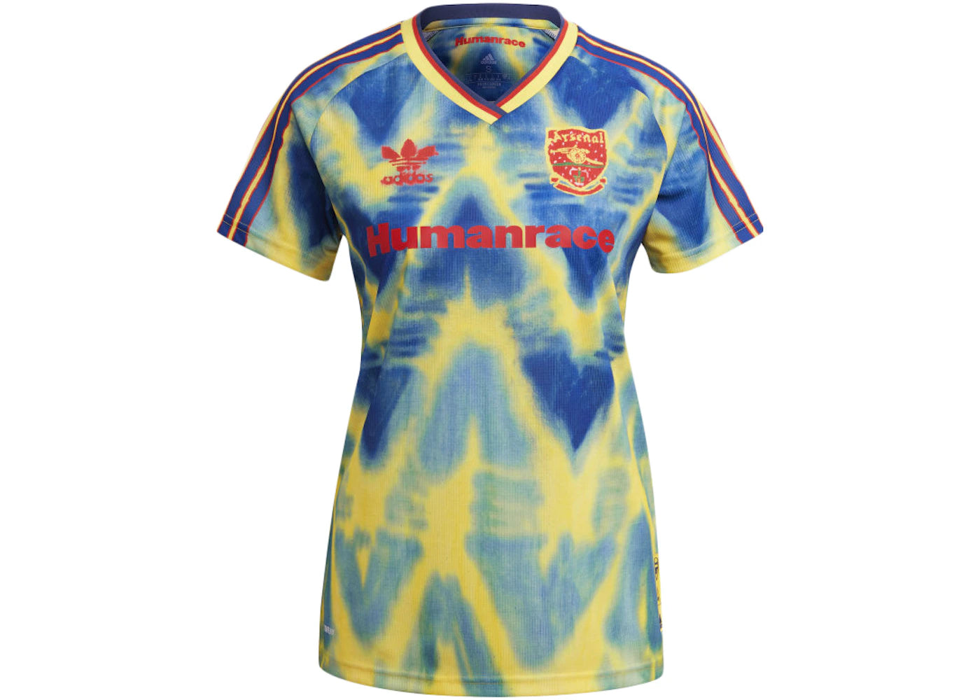 adidas Arsenal Human Race Womens Jersey Eqt Yellow/Collegiate Navy