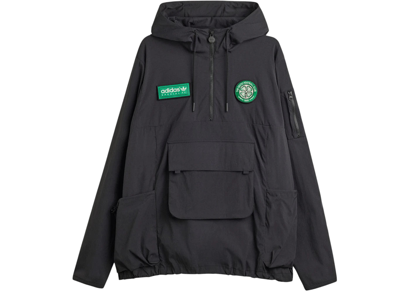 adidas Aston Villa SPZL F.C. Smock Jacket Black