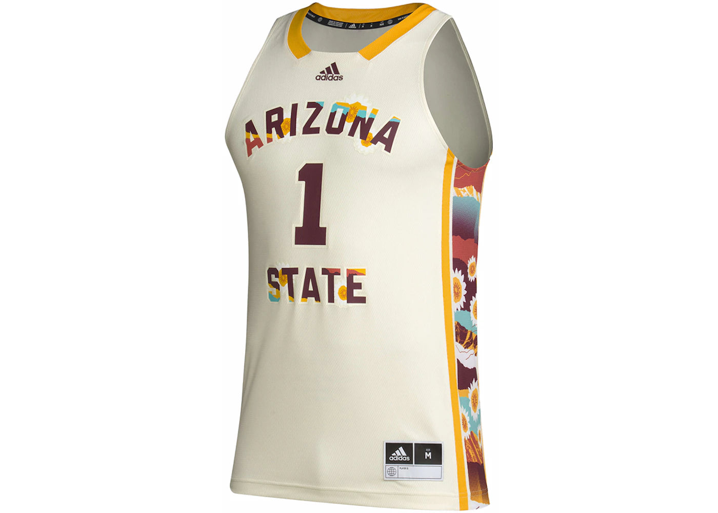 adidas ASU HBE Jersey Cream White/Team College Gold